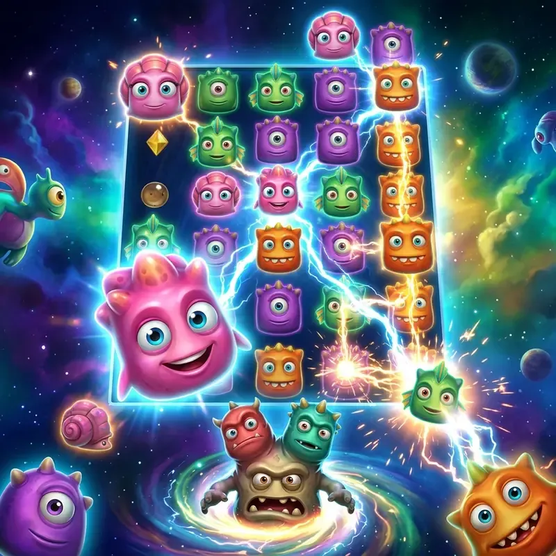Reactoonz slot demo game, bonuses, RTP