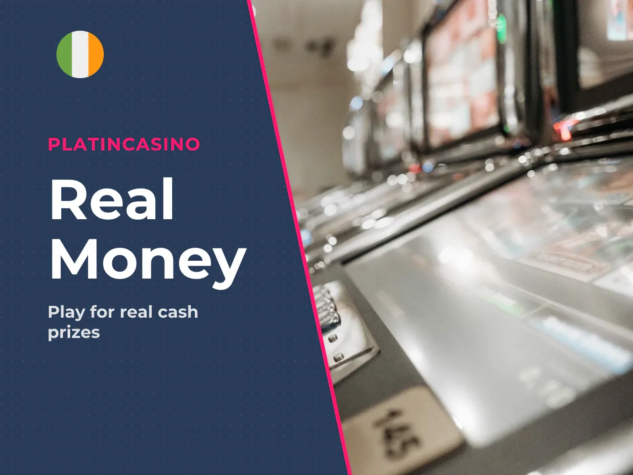 Real-money play at an online casino