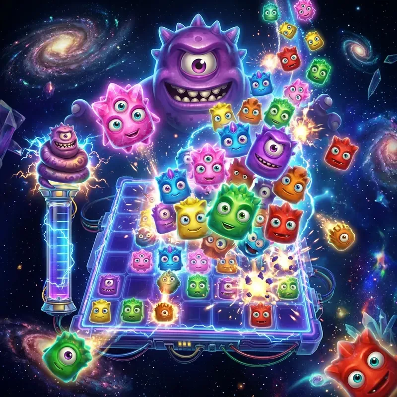 Reactoonz slot demo game, bonuses, RTP