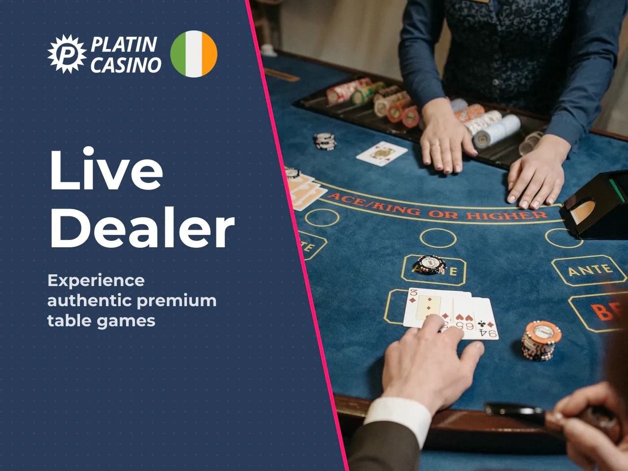 Live Baccarat and Live Blackjack Tables