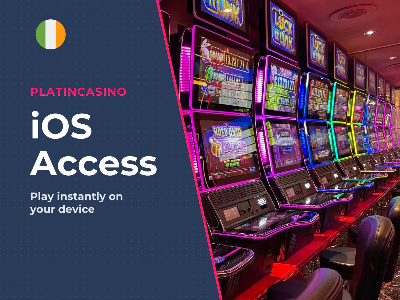 Platincasino iOS iPhone and iPad access