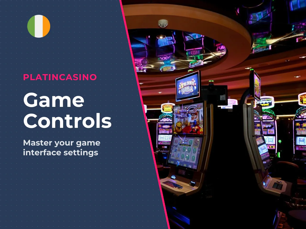 Slot Interface Controls and Buttons. The
