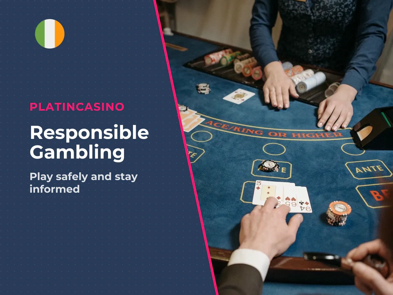 Alert responsible gambling and risk warning