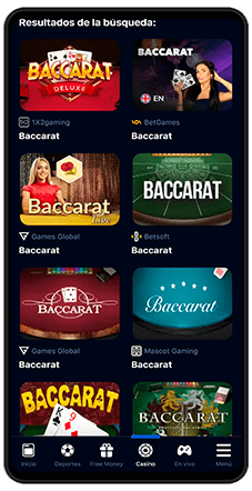 1win baccarat